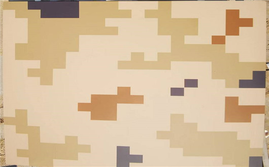 可克达拉荒漠迷彩漆喷涂